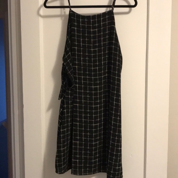 Lulu's Grid Print Swing Dress - Picture 5 of 5